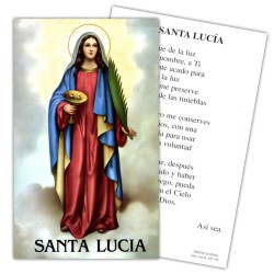 Estampa Lucia 7 x 11 cm (P25)