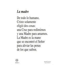 Estampa Madre 7 x 11 cm (P25)