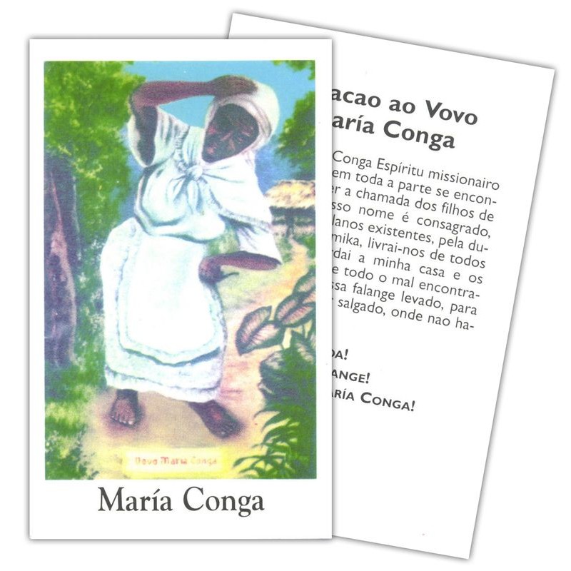 Estampa Maria Conga 7 x 11 cm (P25)