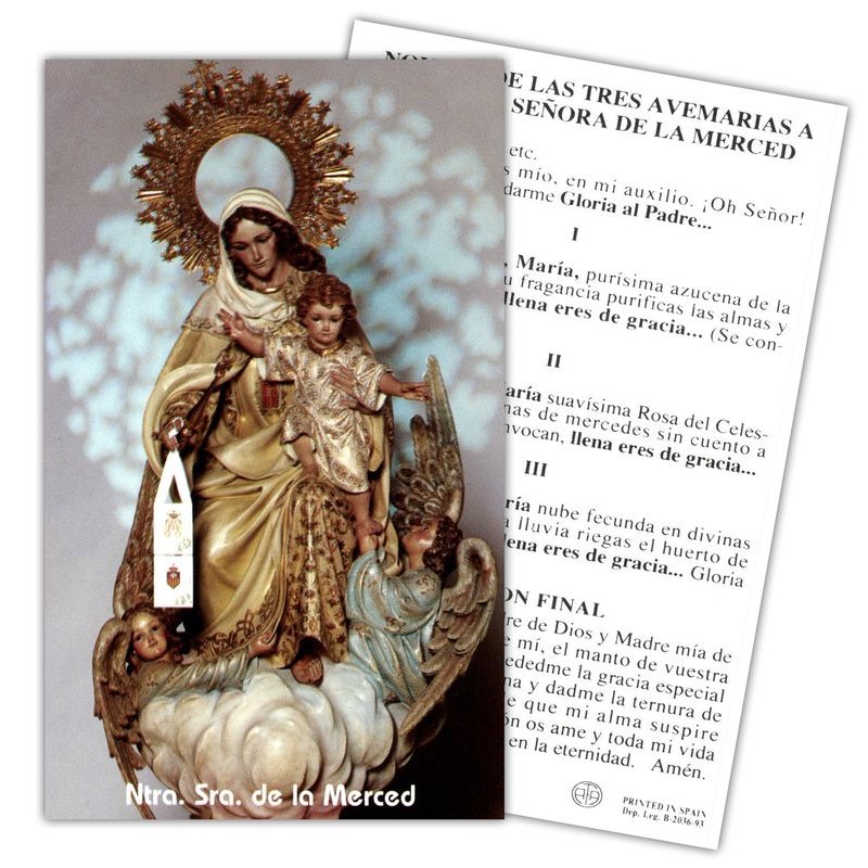 Estampa Merced 7 x 11 cm (P25)