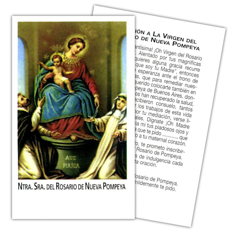 ESTAMPAS Rosario de Pompe