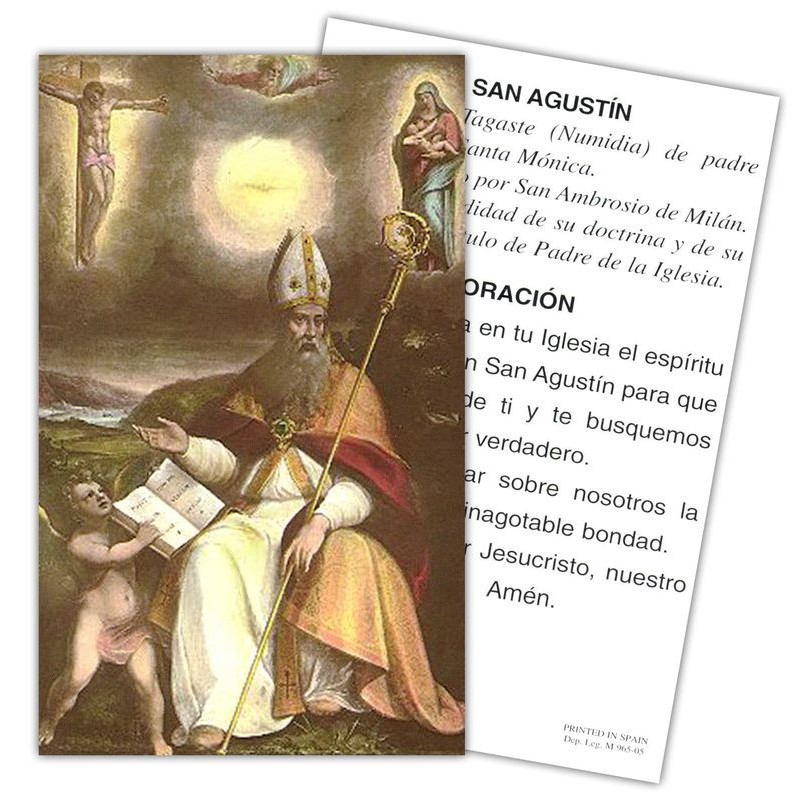 Estampa Agustin 7 x 11 cm (P25)