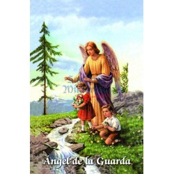 Estampa Angel de la Guarda 7 x 11 cm (P25)