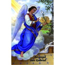 Estampa Arcangel Gabriel 7 x 11 cm (P25)