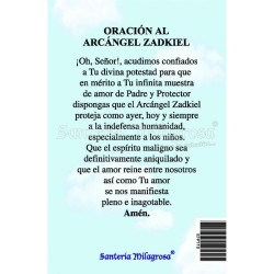 Estampa Arcangel Zadkiel 7 x 11 cm (P25)