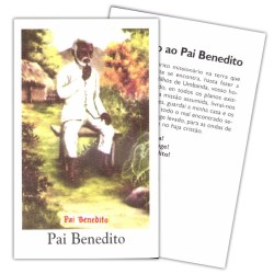 Estampa Benedito 7 x 11 cm (P25) (Pai)