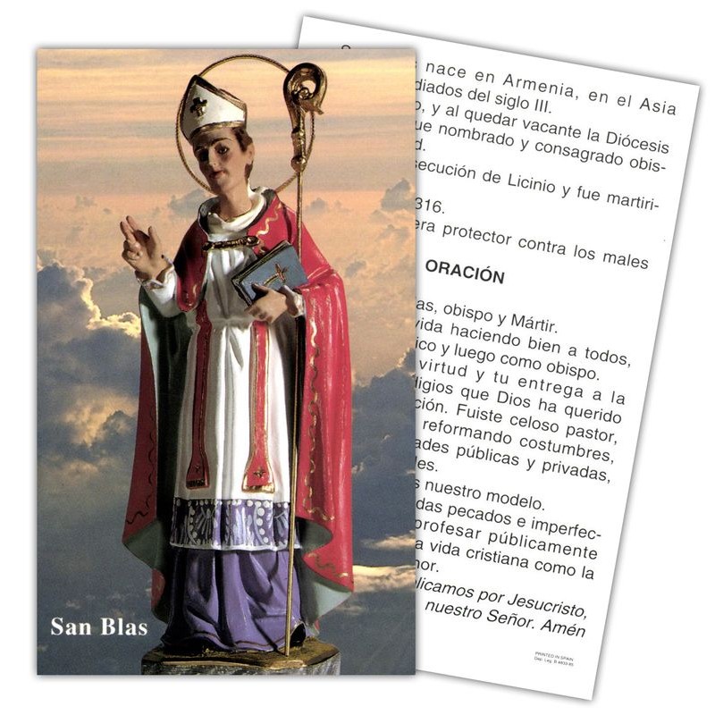 Estampa Blas 7 x 11 cm (P25)