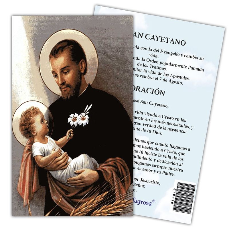 Estampa Cayetano 7 x 11 cm (P25)