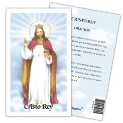 Estampa Cristo Rey 7 x 11 cm (P25)