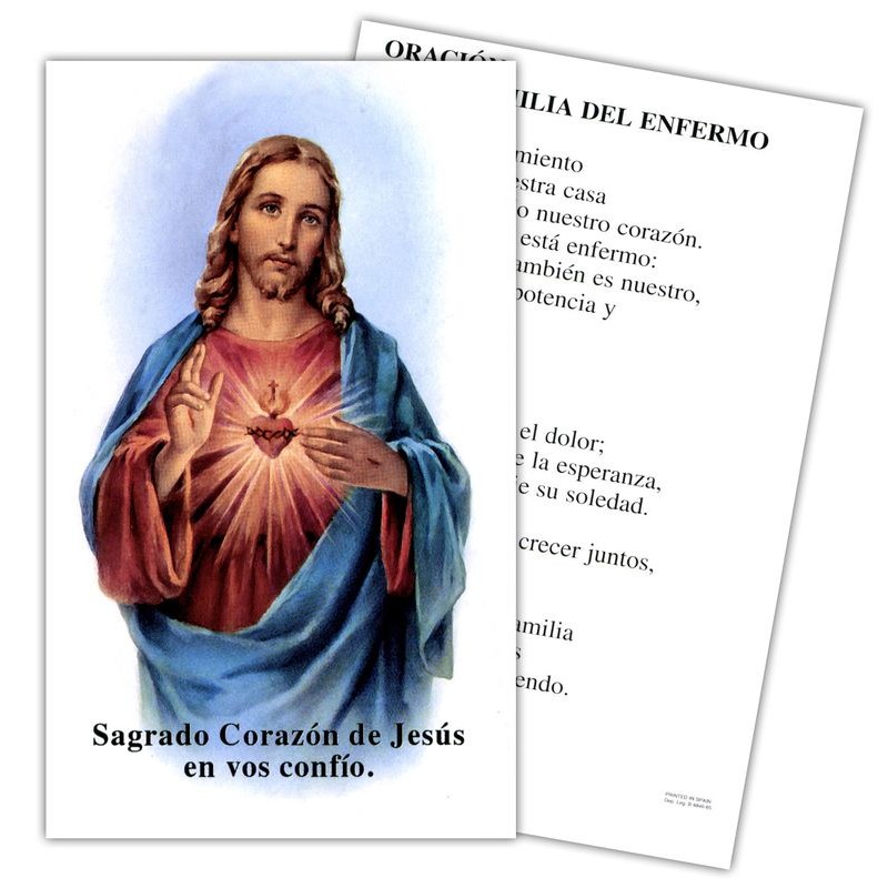 Estampa Enfermo (O.Familia) 7 x 11 cm (P25)