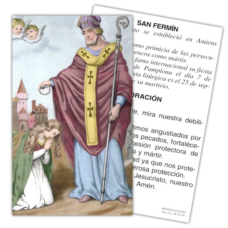 Estampa Fermin 7 x 11 cm (P25)