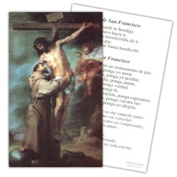 Estampa Francisco Bendicion 7 x 11 cm (P25)