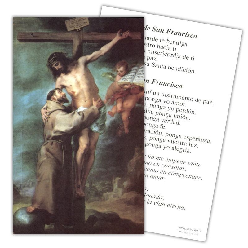 Estampa Francisco Bendicion 7 x 11 cm (P25)