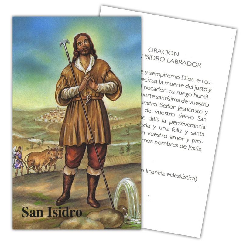 Estampa Isidro Labrador 7 x 11 cm (P25)