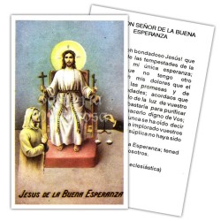 Estampa Jesus de la Buena Esperanza 7 x 11 cm (P25)