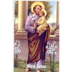 Estampa Jose (Oracion de un Padre) 7 x 11 cm (P25)