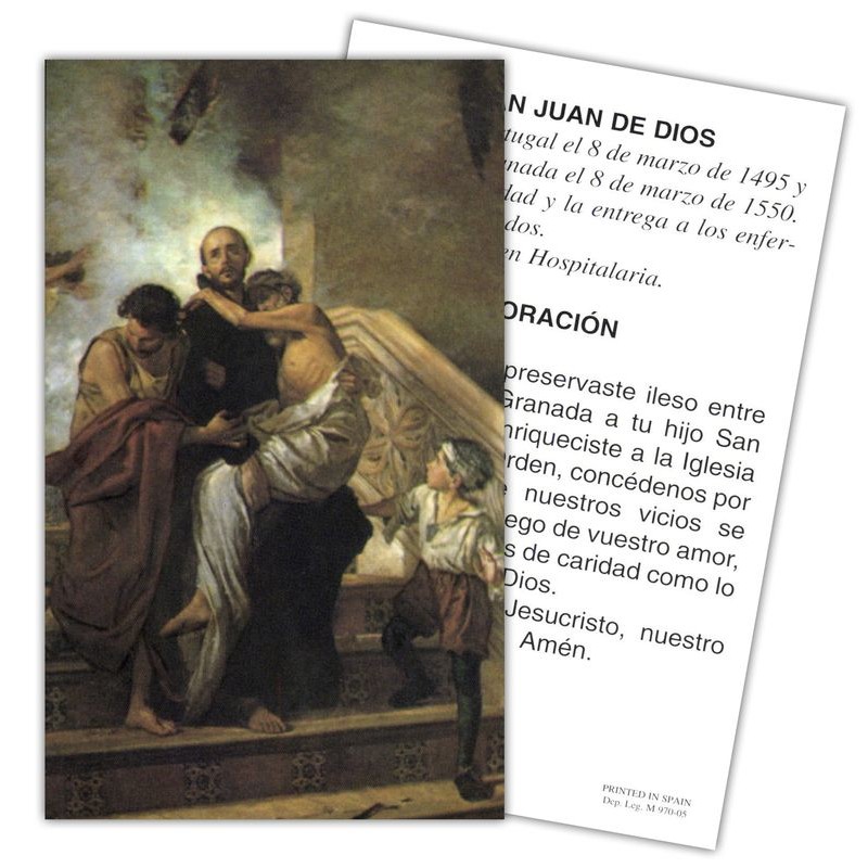 Estampa Juan de Dios 7 x 11 cm (P25)
