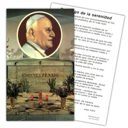 Estampa Juan Pablo XXIII 7 x 11 cm (P25) (HAS)