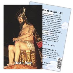 Estampa Justo Juez (Sentado) 7 x 11 cm (P25)