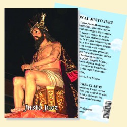 Estampa Justo Juez (Sentado) 7 x 11 cm (P25)