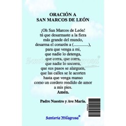 Estampa Marcos de Leon (Sentado) 7 x 11 cm (P25)