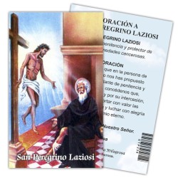 Estampa Peregrin Laziosi 7 x 11 cm (P25)