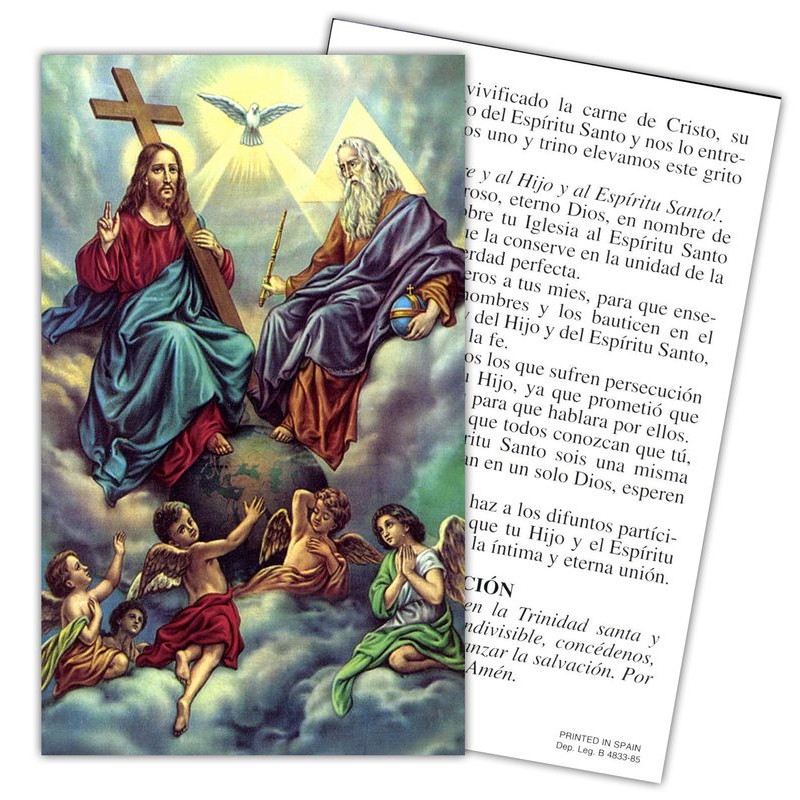 Estampa Trinidad 7 x 11 cm (P25)