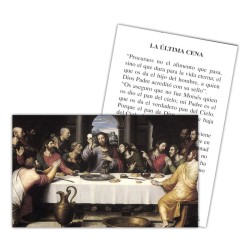 Estampa Ultima Cena 7 x 11 cm (P25)