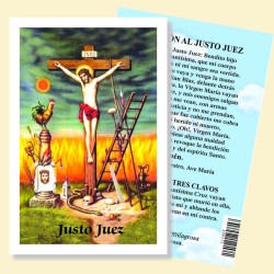 Estampa Justo Juez 7 x 11 cm (P25)