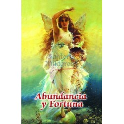 Estampa Oracion de la Abundancia y Fortuna 7 x 11 cm (P25)