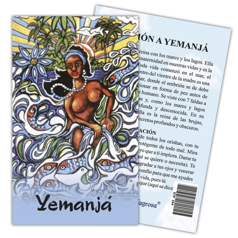 Estampa Yemanja 7 x 11 cm (P25)