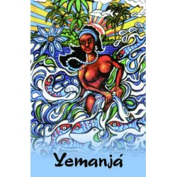 Estampa Yemanja 7 x 11 cm (P25)