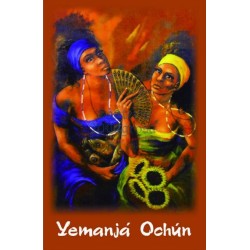 Estampa Yemanja y Ochun 7 x 11 cm (P25)