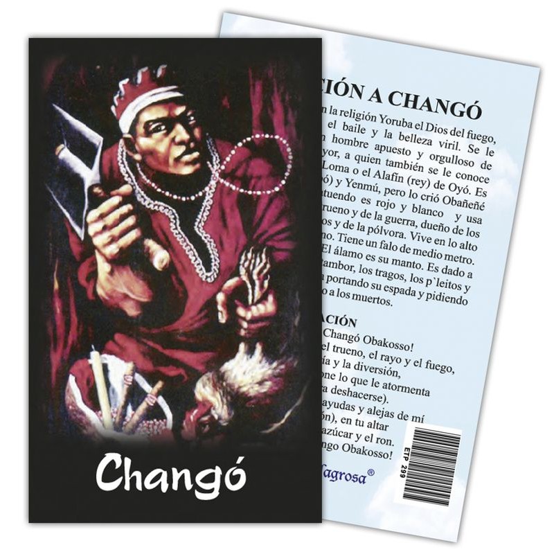 Estampa Chango 7 x 11 cm (P25)