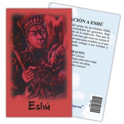 Estampa Eshu 7 x 11 cm (P25)