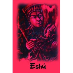 Estampa Eshu 7 x 11 cm (P25)