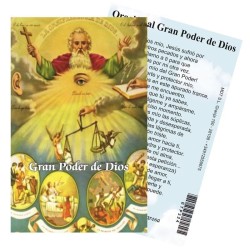 Estampa gran poder de dio