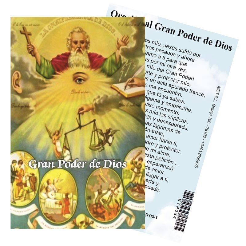 Estampa gran poder de dio