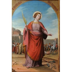 Estampa Virgen de Santa Engracia 7 x 11 cm (P25) (D)