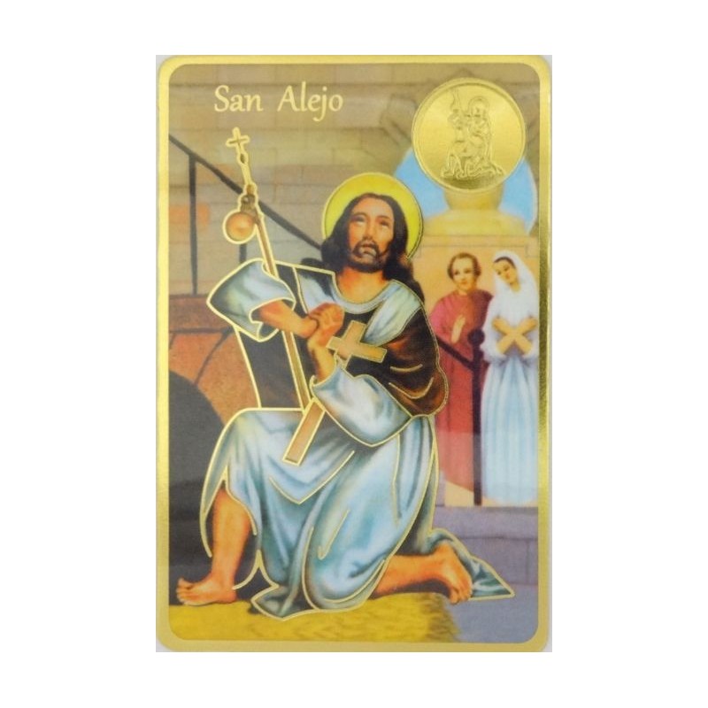 Estampa c/medalla Alej 6c