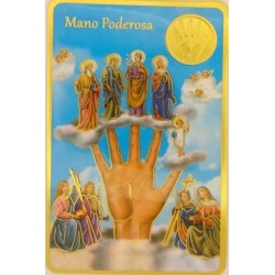 Estampa c/medalla Mano 6c