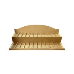 Expositor Esencias Esotericas 43 x 20 x 12 cm (Contiene: 24 Aromas 3 unidades de c/u + Expositor Madera de Regalo)