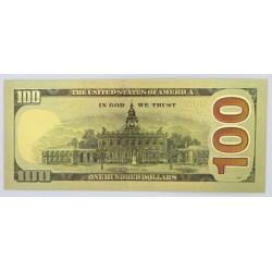 Lamina Cien Dolares dorad