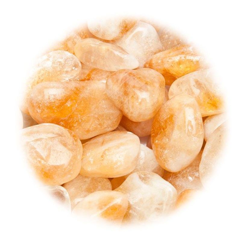 Citrino rodada pequeña pa