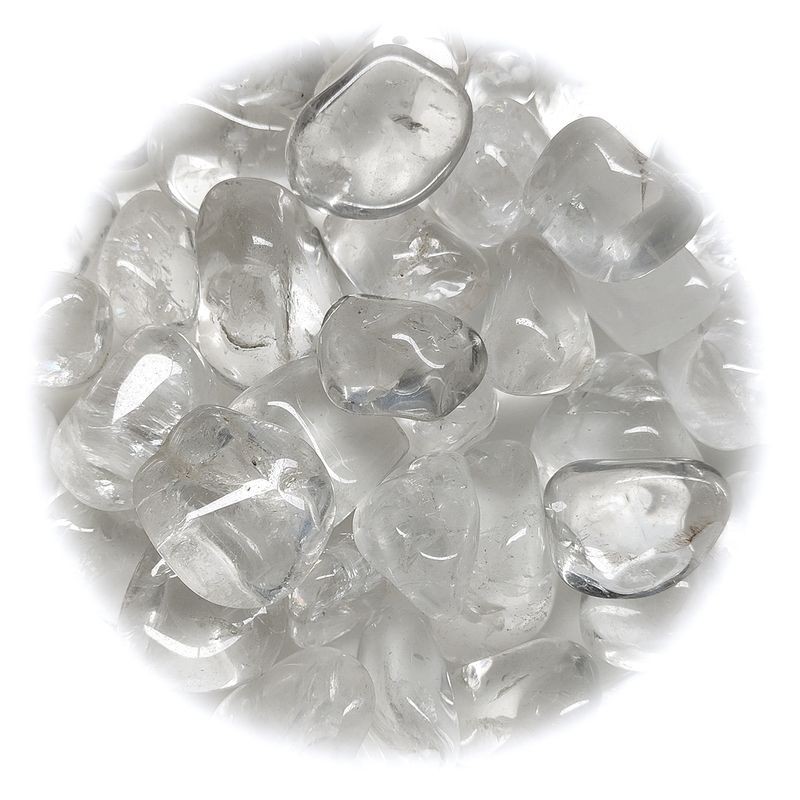 Cuarzo blanco rodada pequ