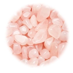 Cuarzo rosa rodada pequeñ