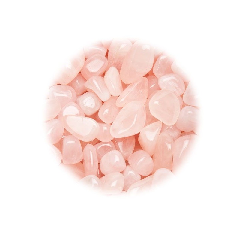 Cuarzo rosa rodada pequeñ