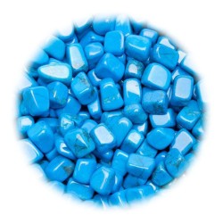 Howlita azul rodada peque