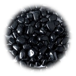 Obsidiana negra rodada p
