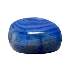 Agata azul rodada grande